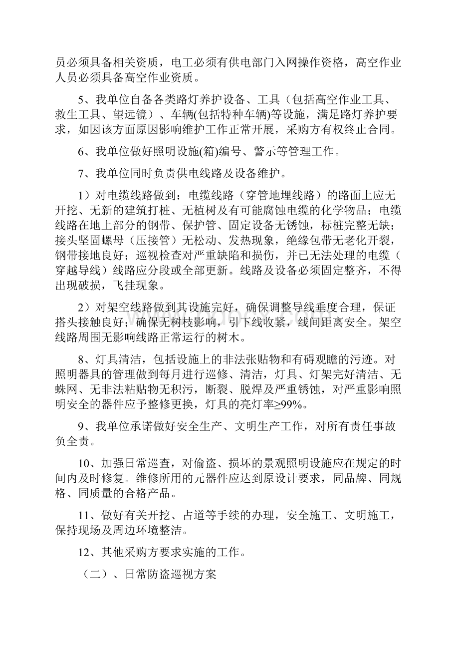 路灯景观灯养护方案.docx_第2页