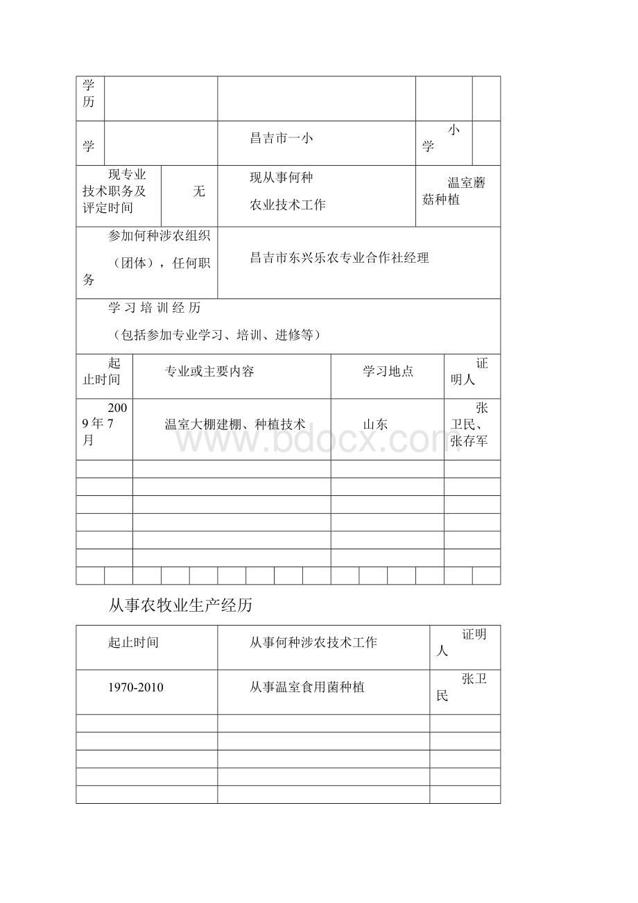 农牧民技师专业技术职务任职资格评审表初级1.docx_第2页