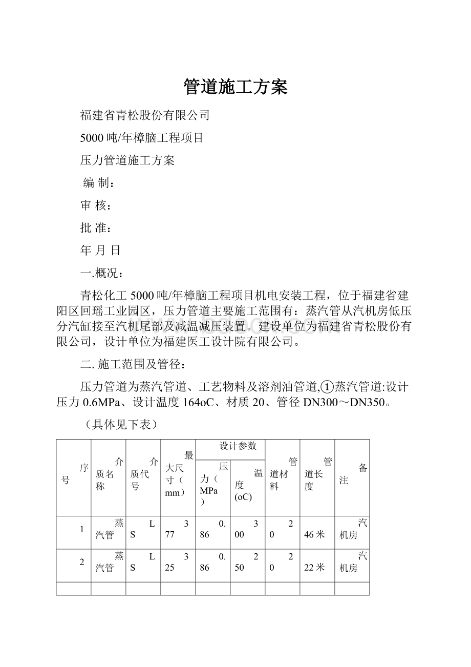 管道施工方案.docx_第1页