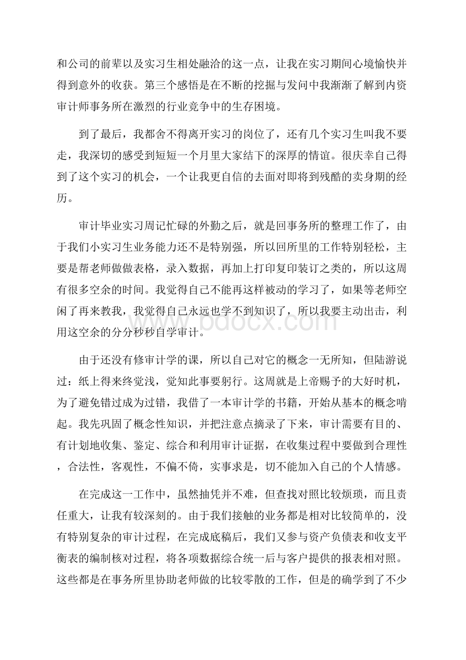 审计毕业生的实习周记.docx_第3页