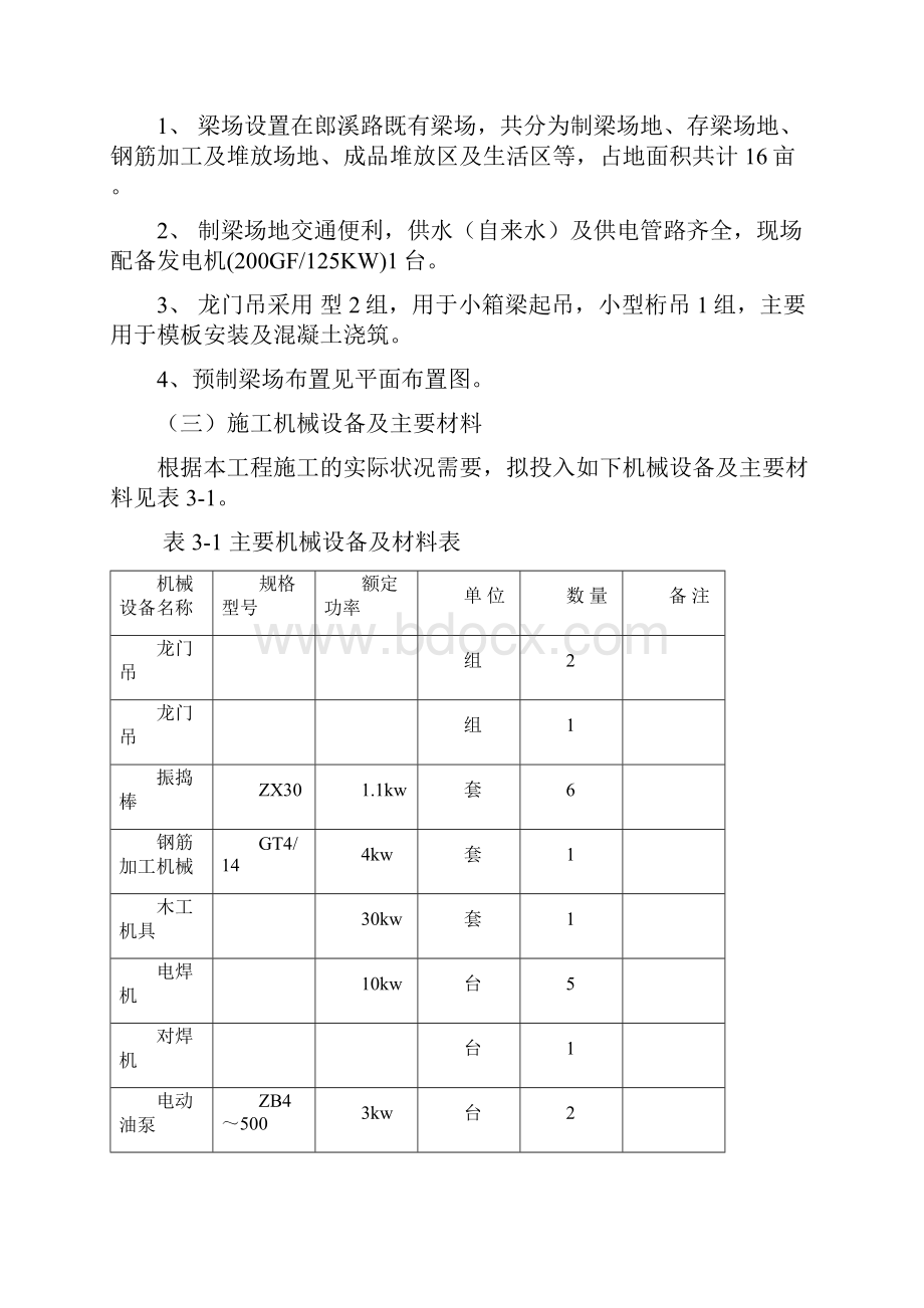 小箱梁预制及架设施工方案概要.docx_第2页