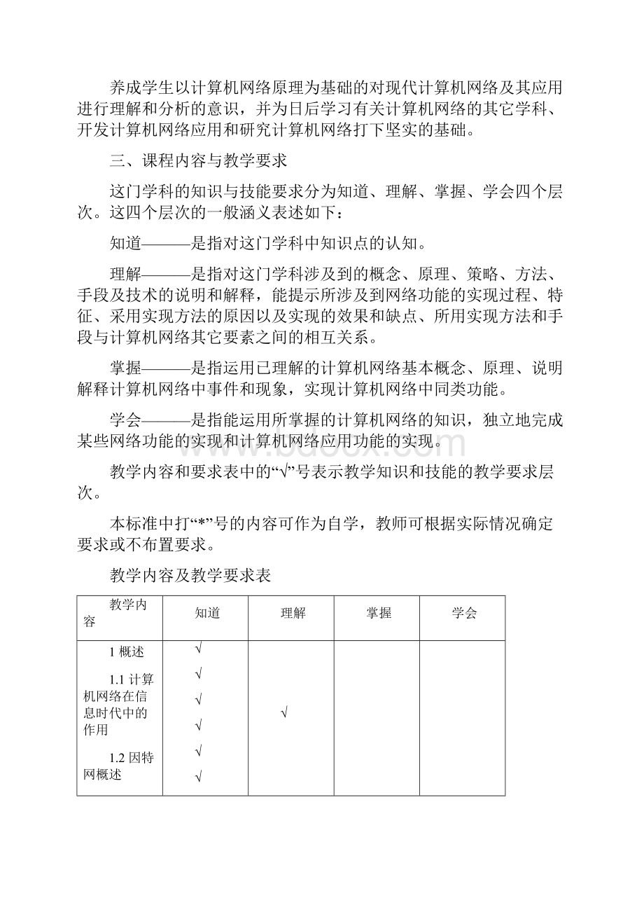 计算机网络教学大纲.docx_第2页