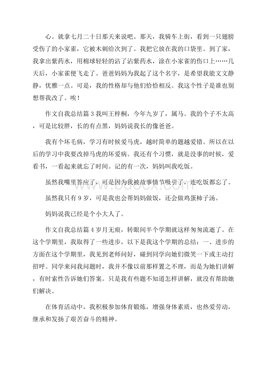 作文自我总结范文6篇.docx_第2页