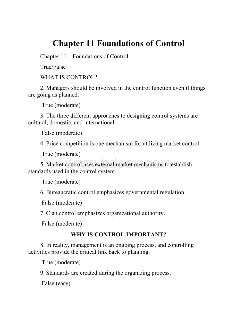 Chapter 11Foundations of Control.docx_第1页