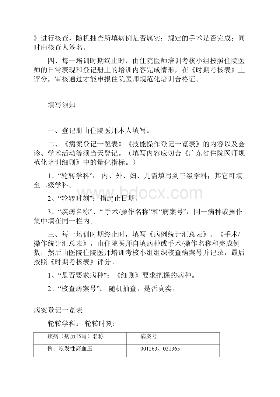 临床住院医师规范化培训登记册.docx_第2页