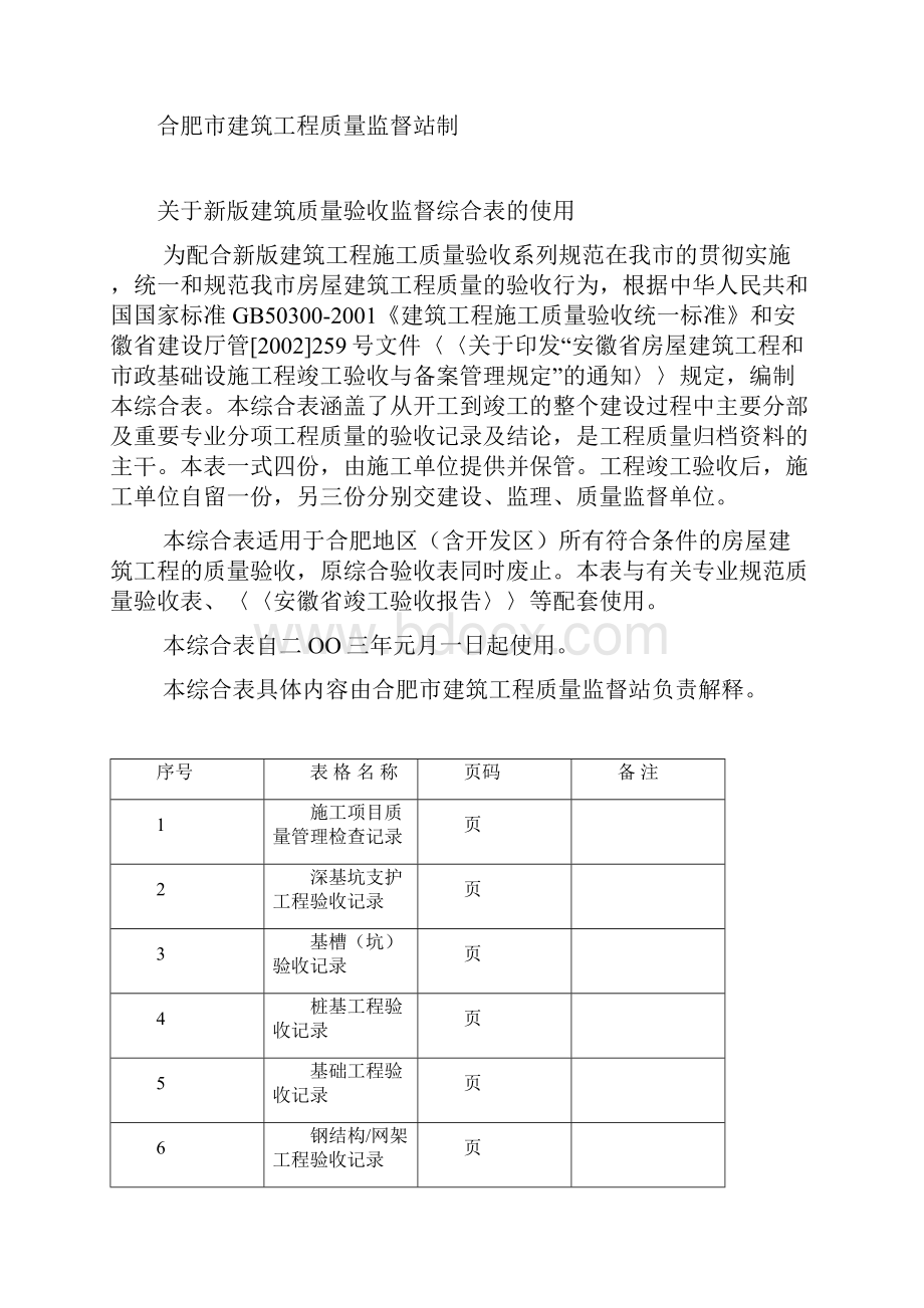 建筑工程质量验收监督记录表.docx_第2页