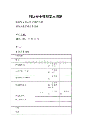 消防安全管理基本情况.docx