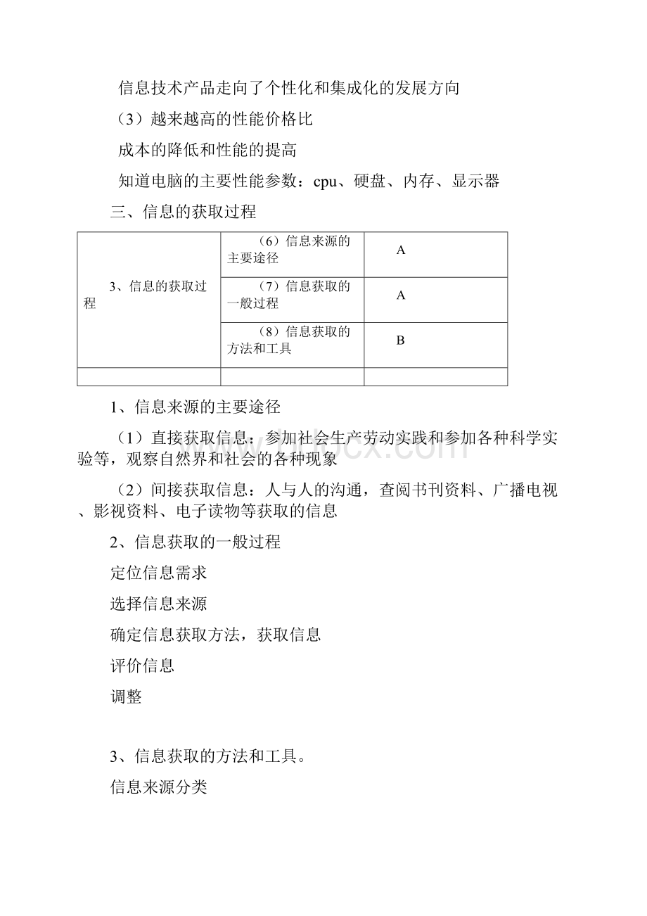 江苏省高中信息技术知识点汇总.docx_第3页