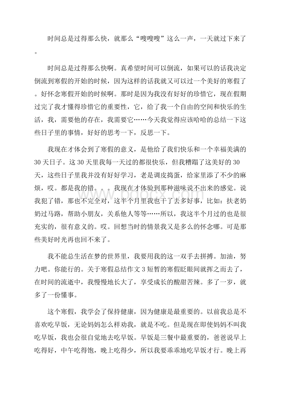 关于寒假总结作文.docx_第2页