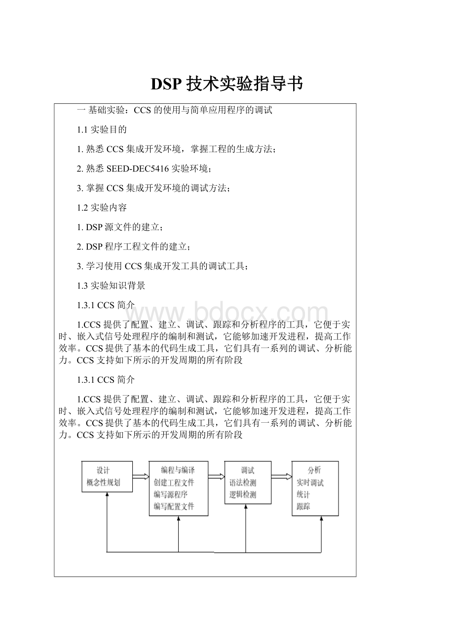 DSP技术实验指导书.docx_第1页