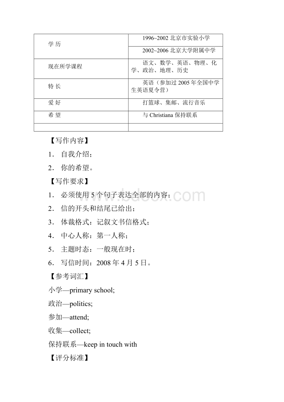 直击高考英语热点基础写作范例7篇.docx_第3页