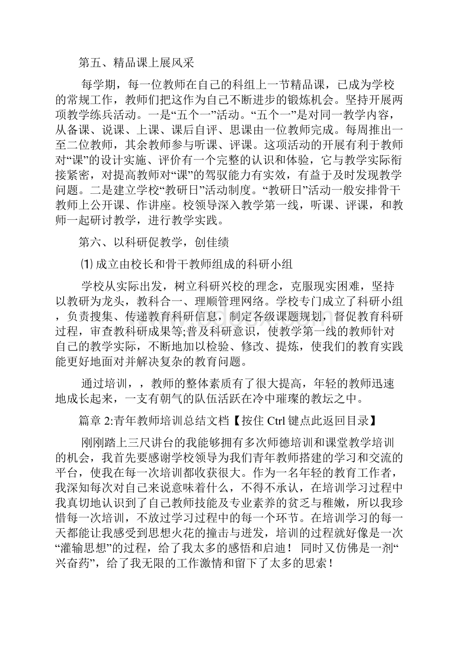 青年教师培训总结文档3篇.docx_第3页