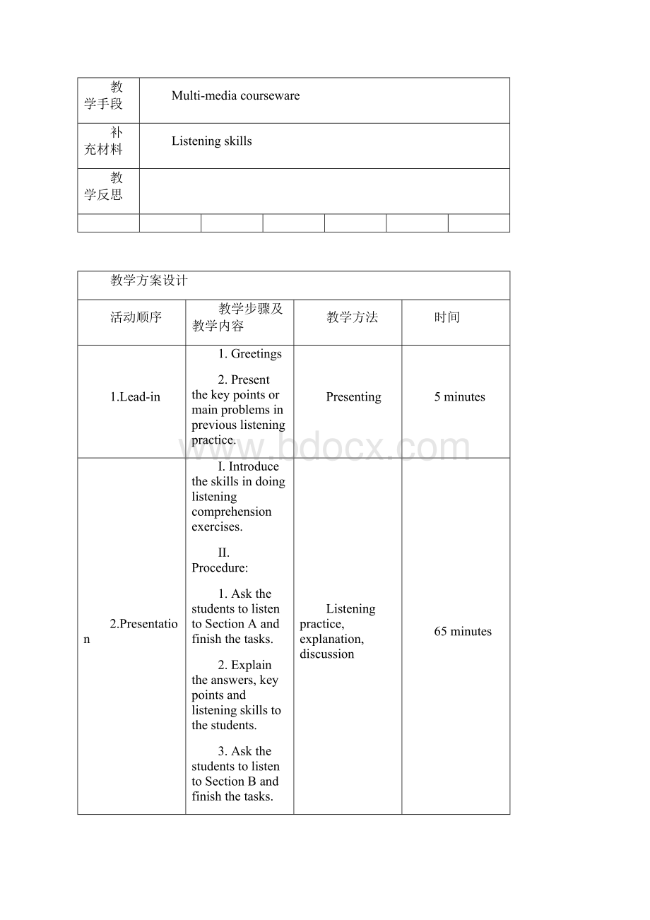 《高职英语II》教学设计.docx_第2页