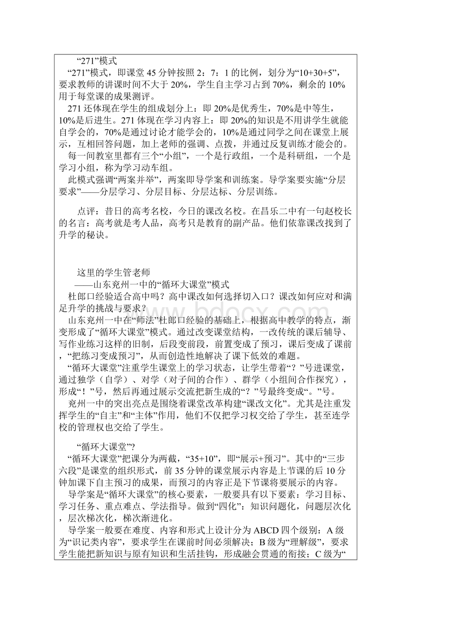 中国目前被关注的九个教学模式讲解.docx_第2页