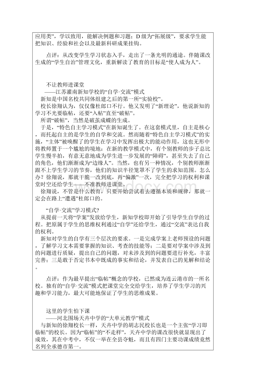 中国目前被关注的九个教学模式讲解.docx_第3页