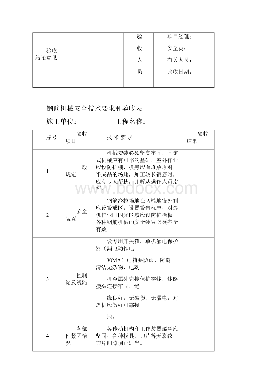 电焊机安全技术要求和验收表.docx_第3页