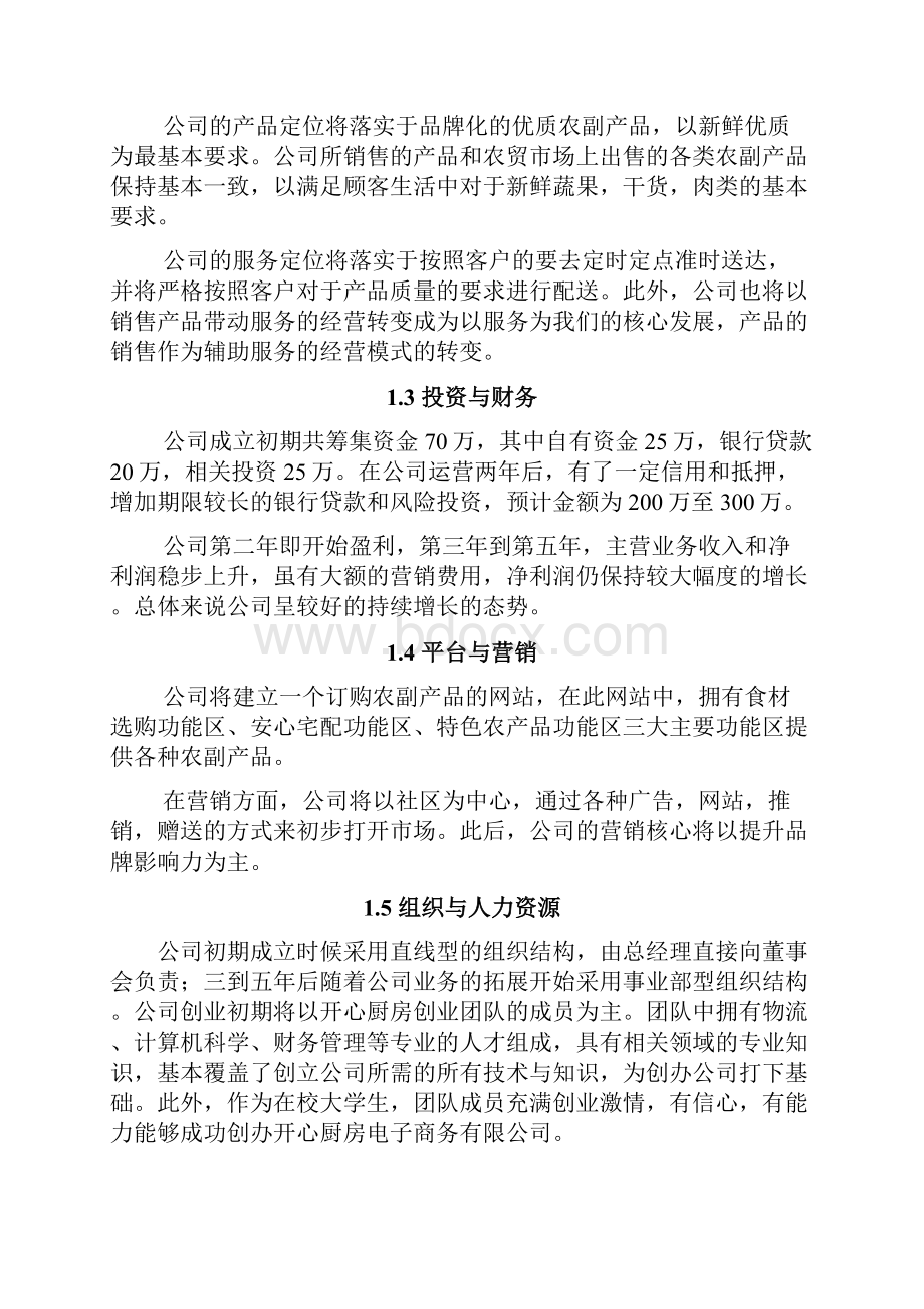 实用品牌厨房用品电子商务投资运营销售项目商业计划书.docx_第2页