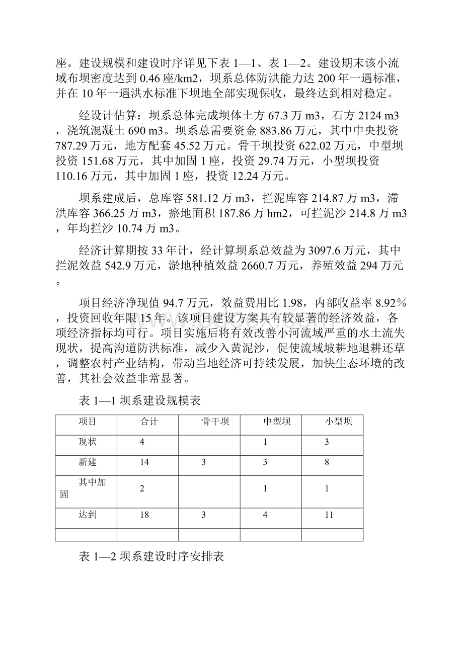 泾河流域小河小流域坝系建设可行性研究报告.docx_第2页