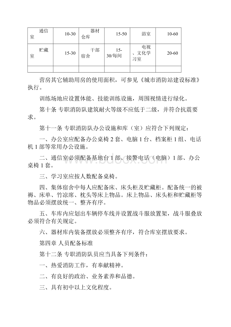 专职消防队建设标准.docx_第3页