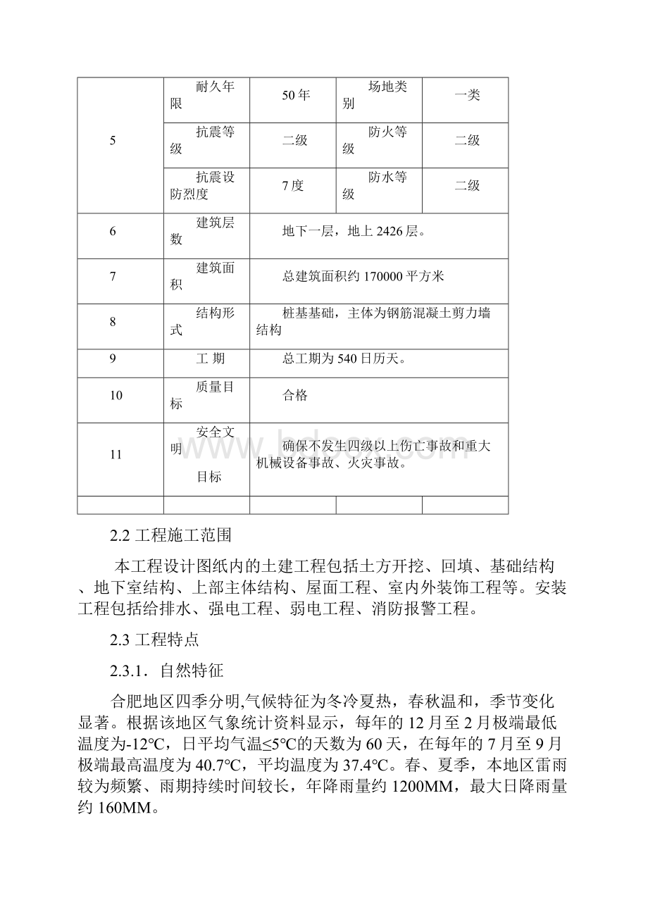 大圩金葡萄家园施工组织设计施工组织设计报监理.docx_第3页