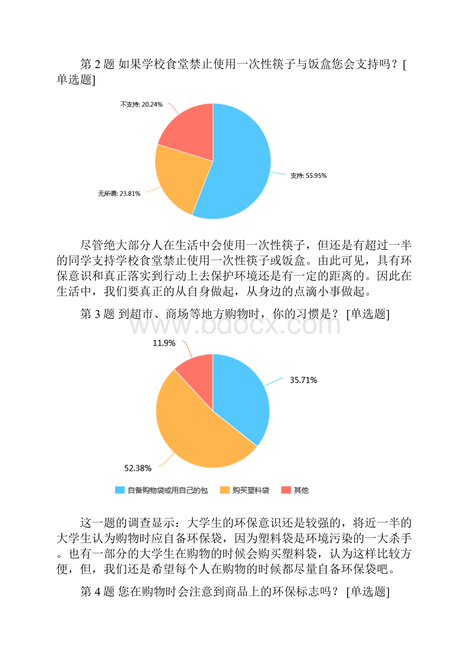 大学生环保意识和行为调研报告.docx_第3页