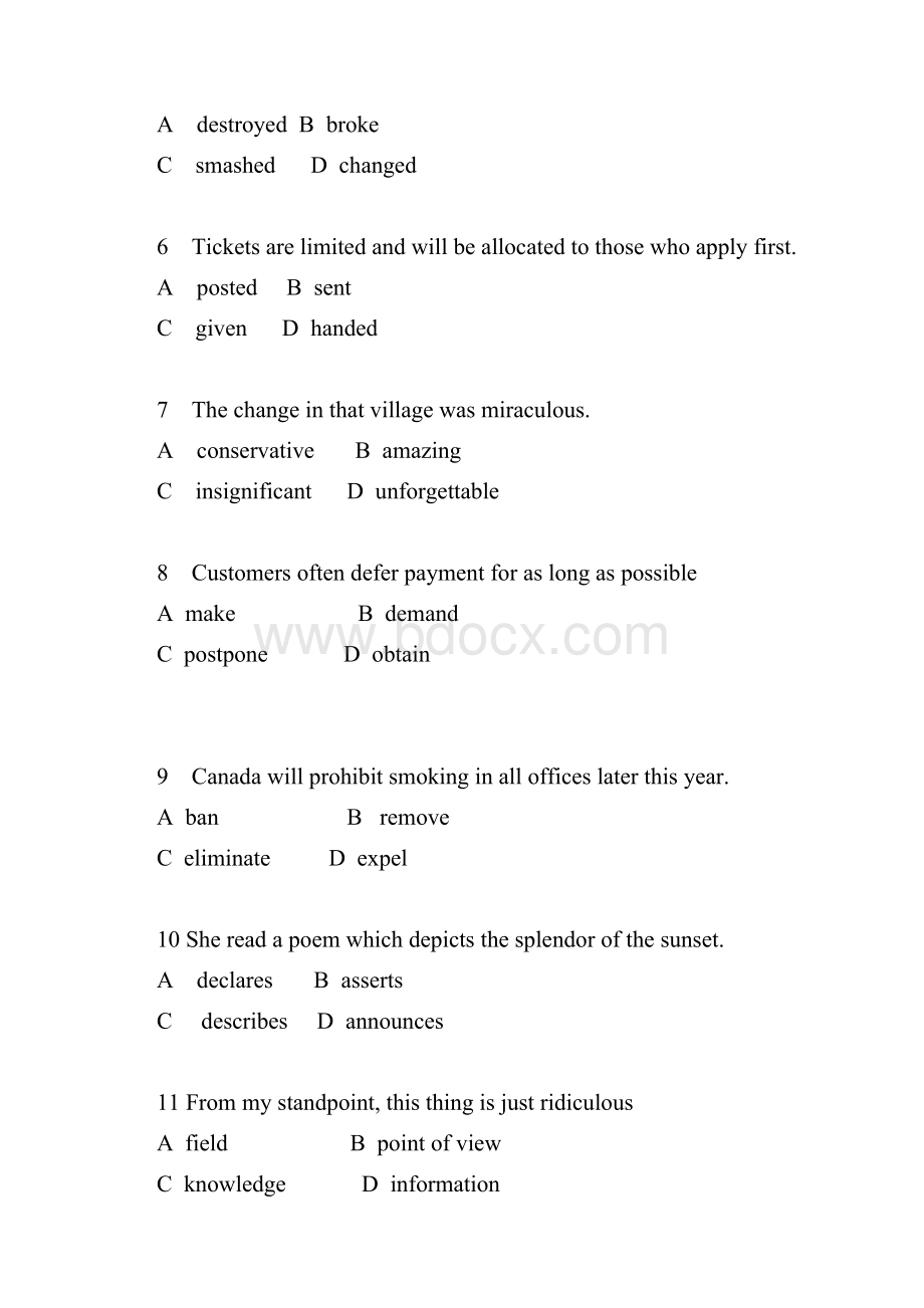 职称英语考试理工类A级试题及答案.docx_第2页