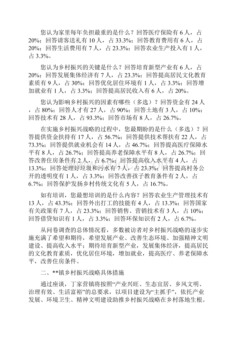 最新乡村振兴之路调研报告范文格式模板三篇.docx_第2页