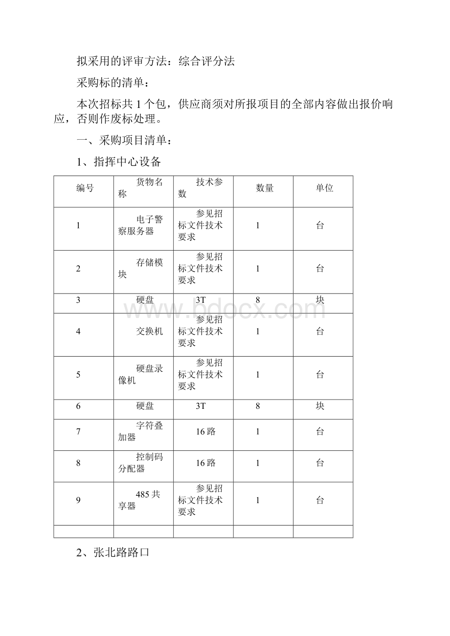 桓台县东陈路唐华路张北路交通信号灯及监控设备采购.docx_第2页