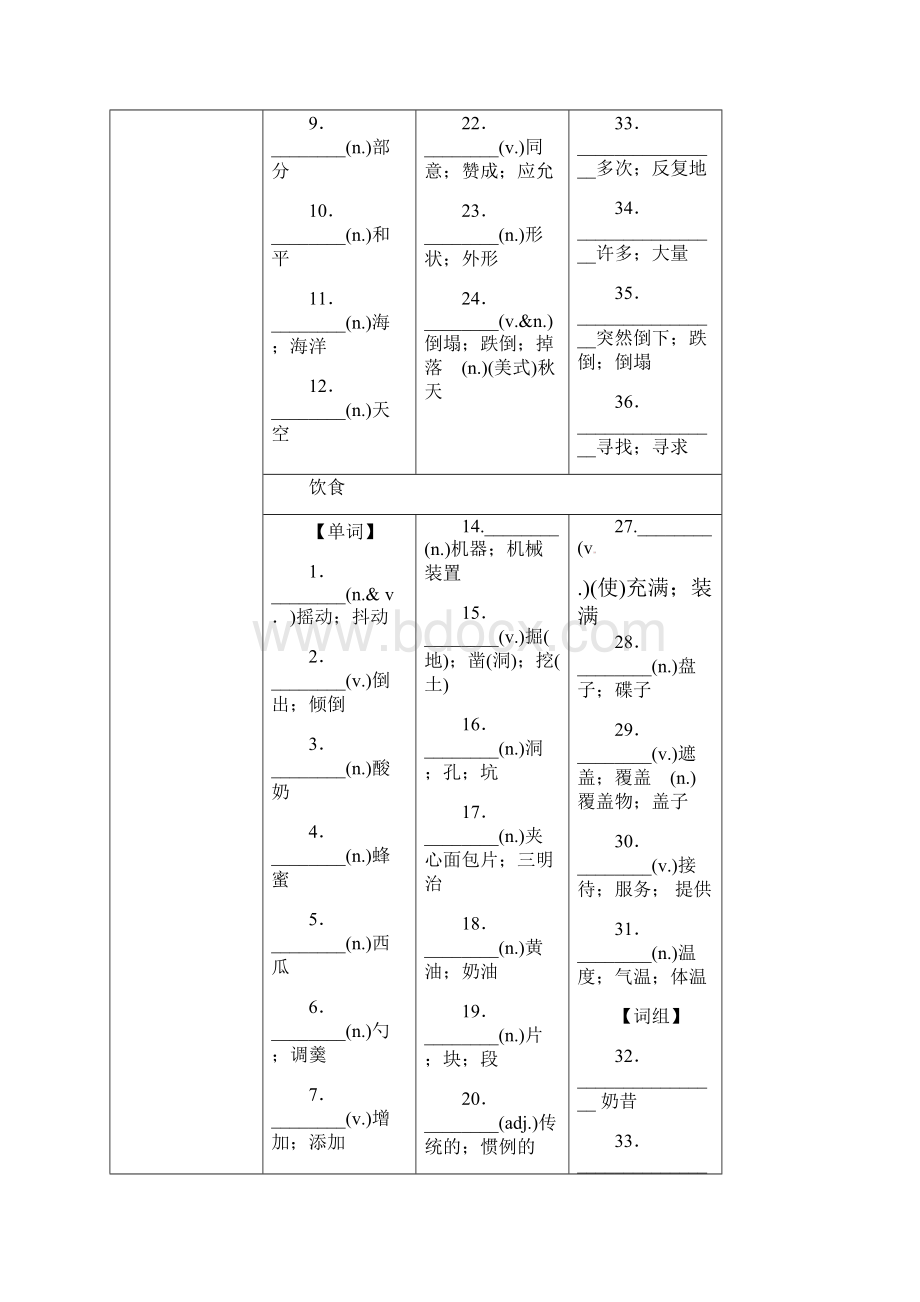 最新精编安徽中考英语总复习教程第8课时八年级上Units78.docx_第2页