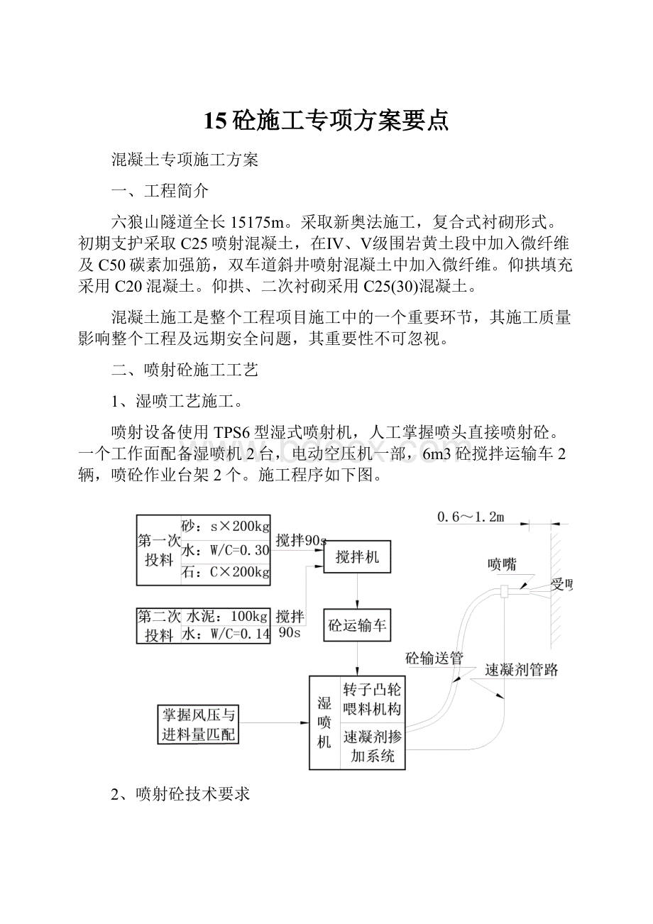 15砼施工专项方案要点.docx_第1页