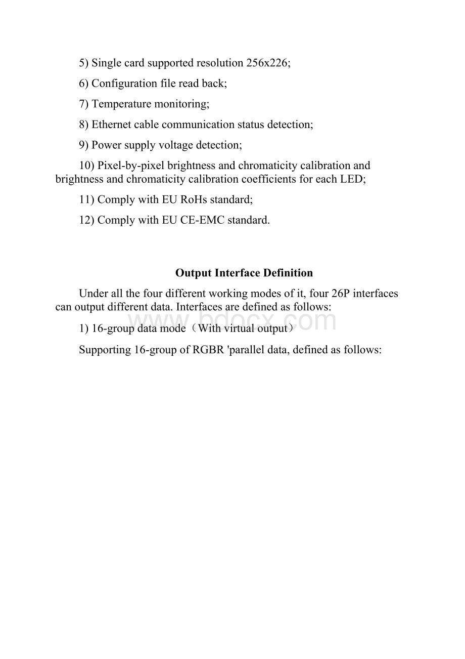 诺瓦科技全彩LED显示屏接收卡MRV2107规格书英文版.docx_第3页