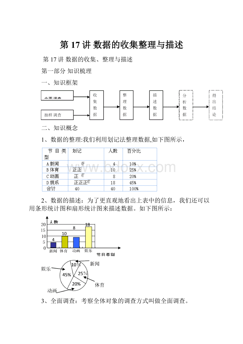 第17讲数据的收集整理与描述.docx