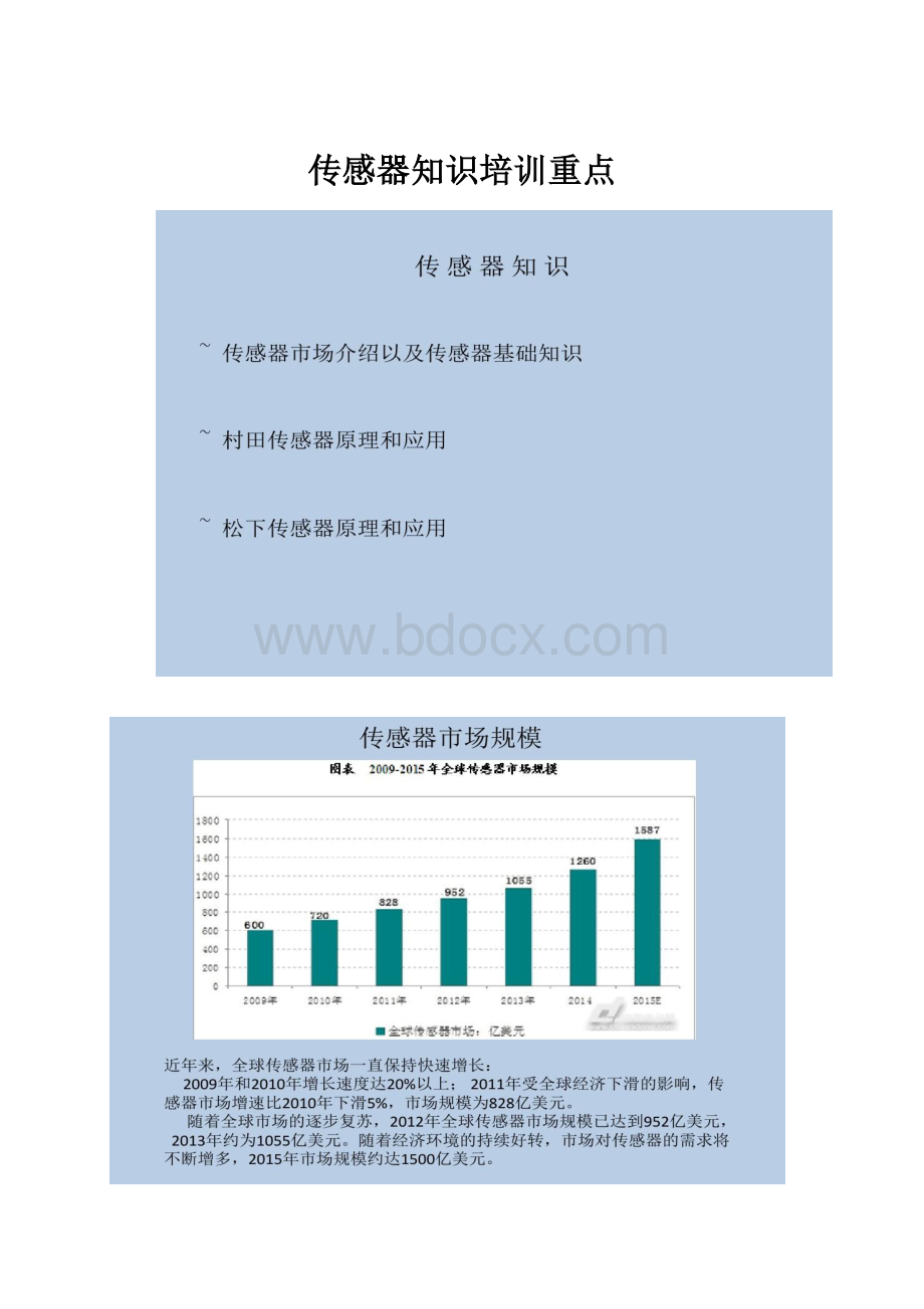 传感器知识培训重点.docx_第1页