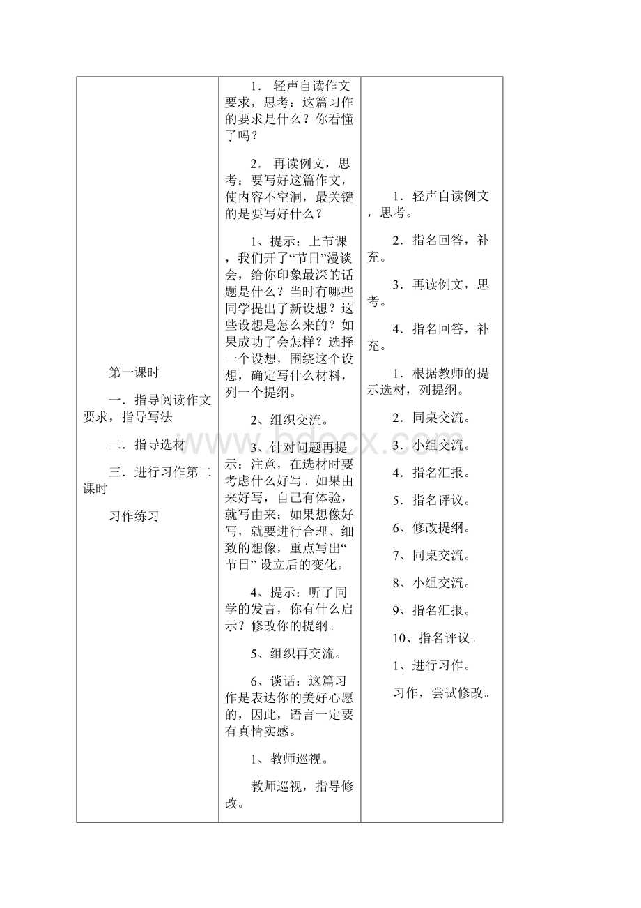 强烈推荐小学语文四年级上册作文教案.docx_第2页