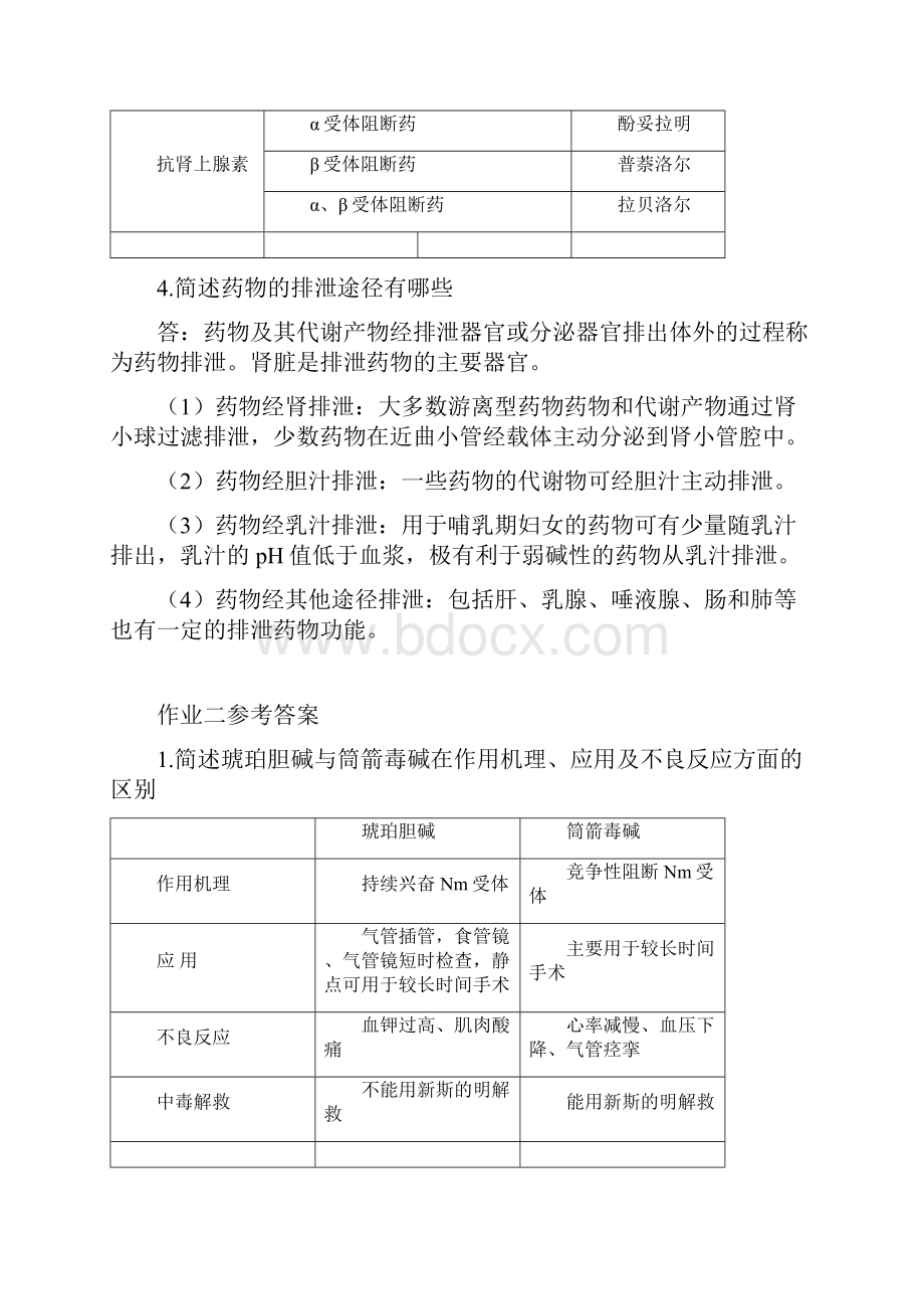 01《药理学》作业答案.docx_第3页