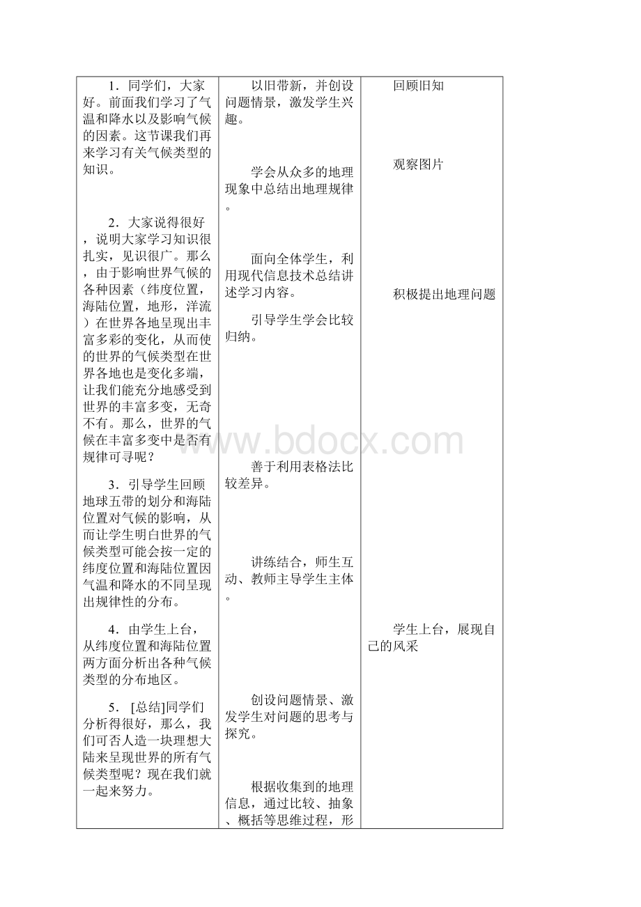 七年级地理上册 第三节 世界主要气候类型教案 粤教版.docx_第2页