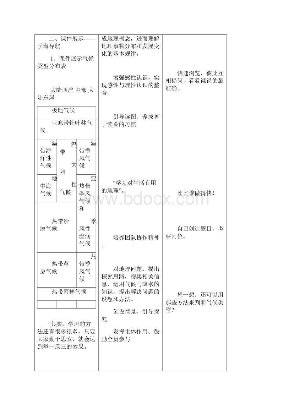 七年级地理上册 第三节 世界主要气候类型教案 粤教版.docx_第3页