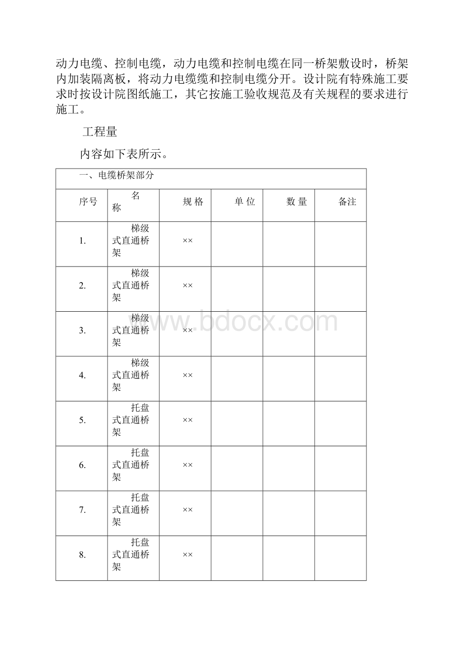 电缆桥架安装电缆敷设接线施工方案工程科.docx_第2页