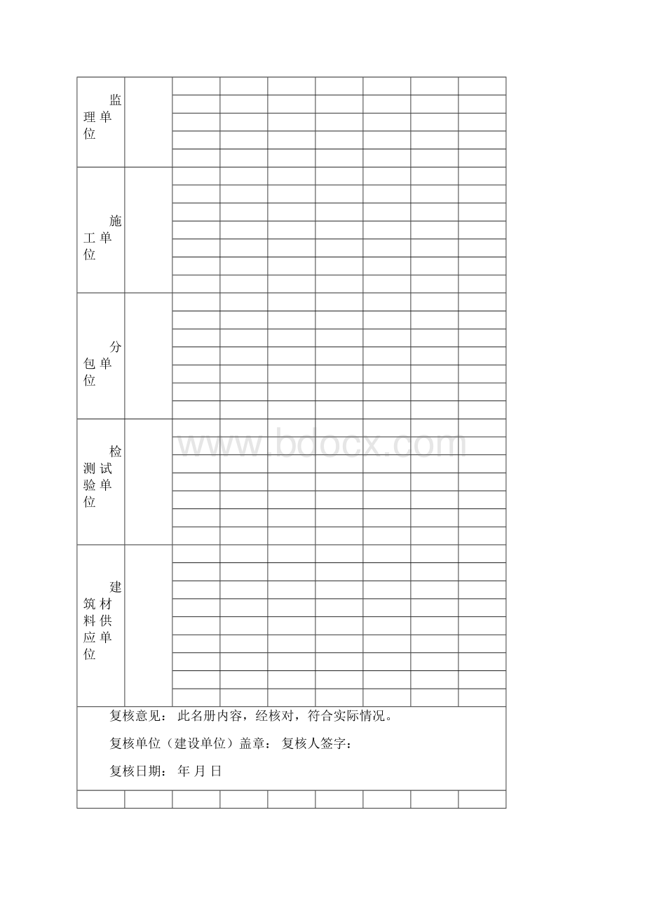 北京建筑资料管理规程word版附表P58P92.docx_第3页