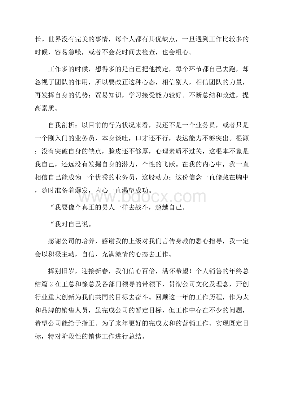 关于个人销售的年终总结4篇.docx_第2页