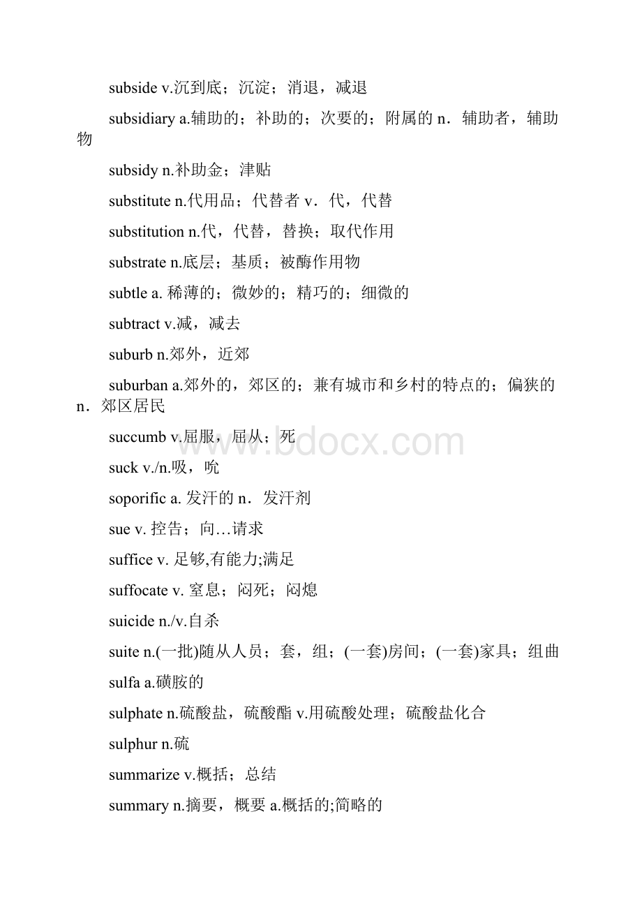 医学考博英语词汇大纲10000词完整版 19.docx_第2页