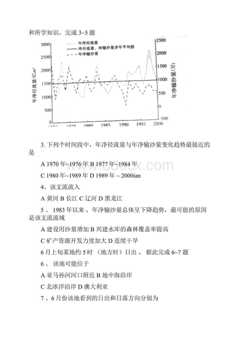 甘肃高考文综试题及答案word文字版.docx_第3页