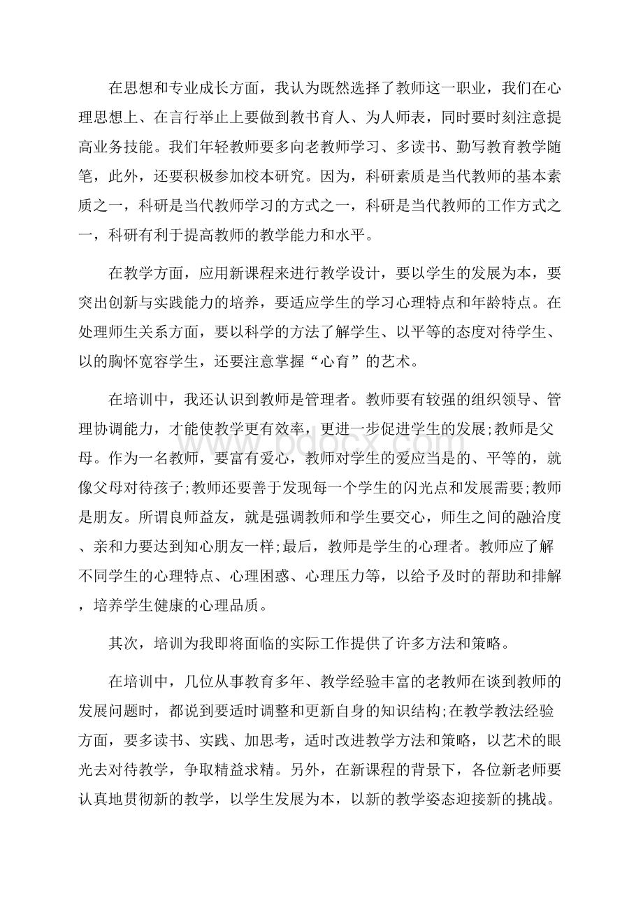 教师的个人培训总结.docx_第2页