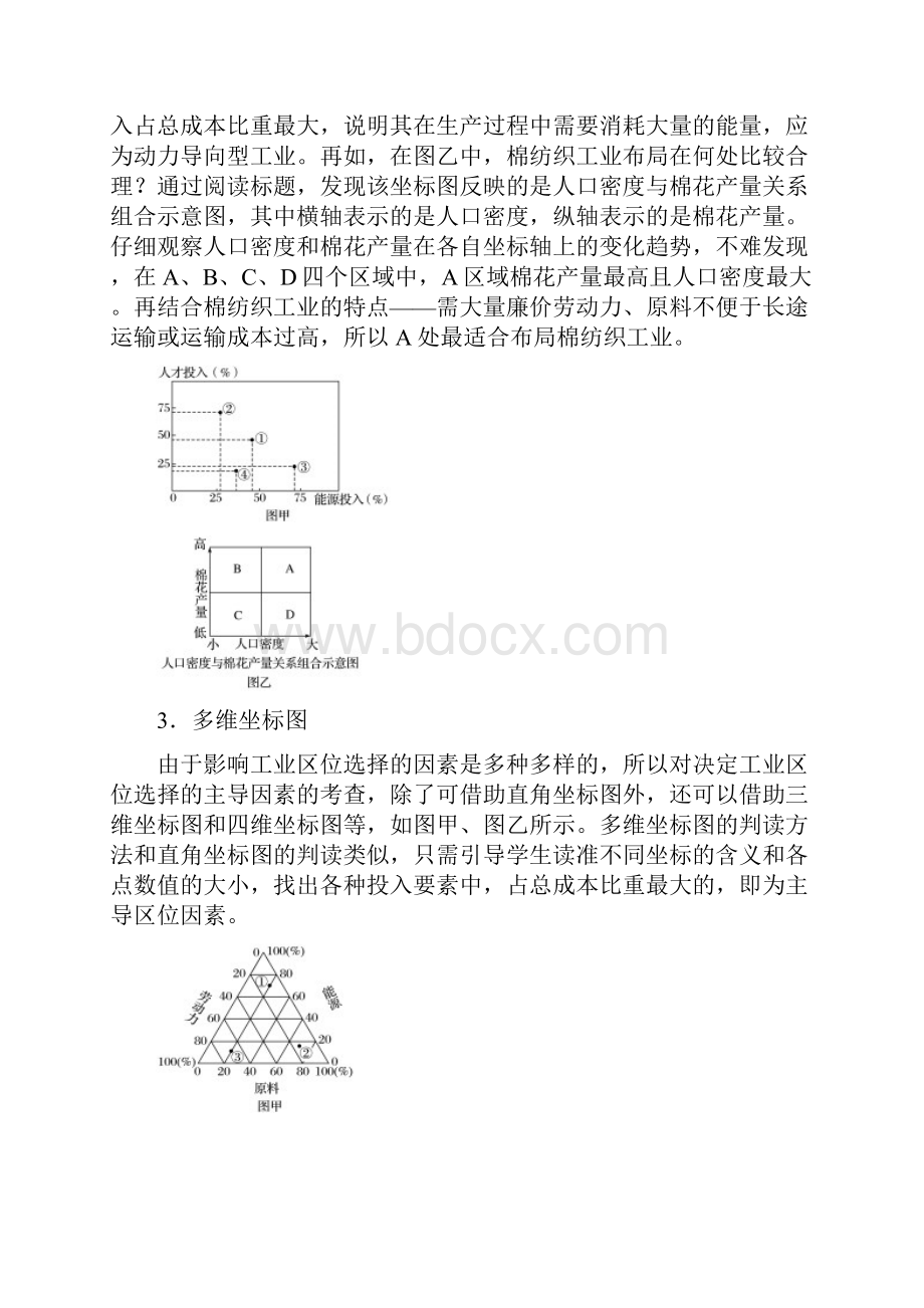 高中地理必修2微专题三 工业区位模式图的判读.docx_第2页