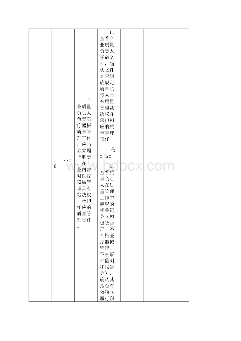 医疗器械质量体系内部审核表.docx_第3页