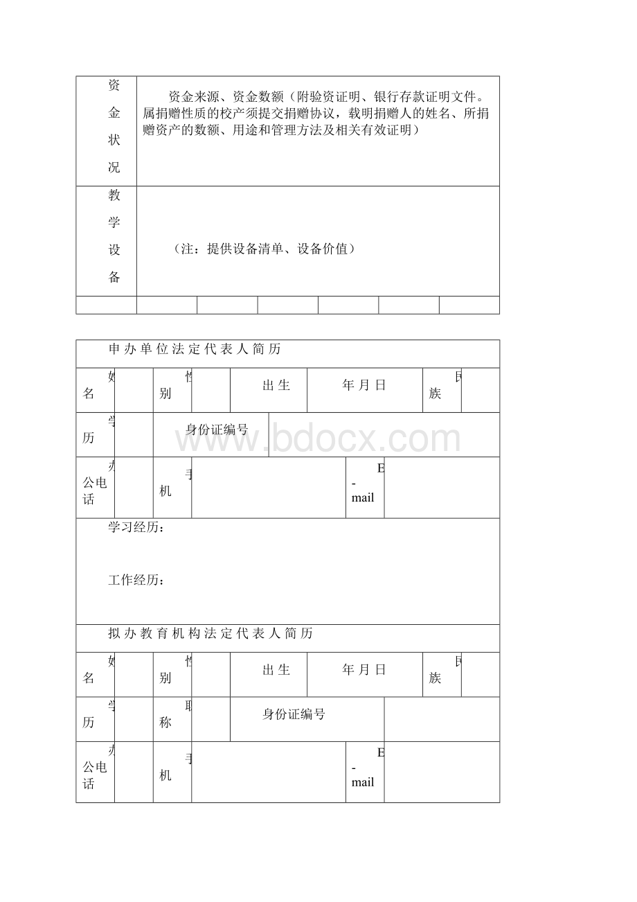 大连市社会力量办学申办报告.docx_第3页