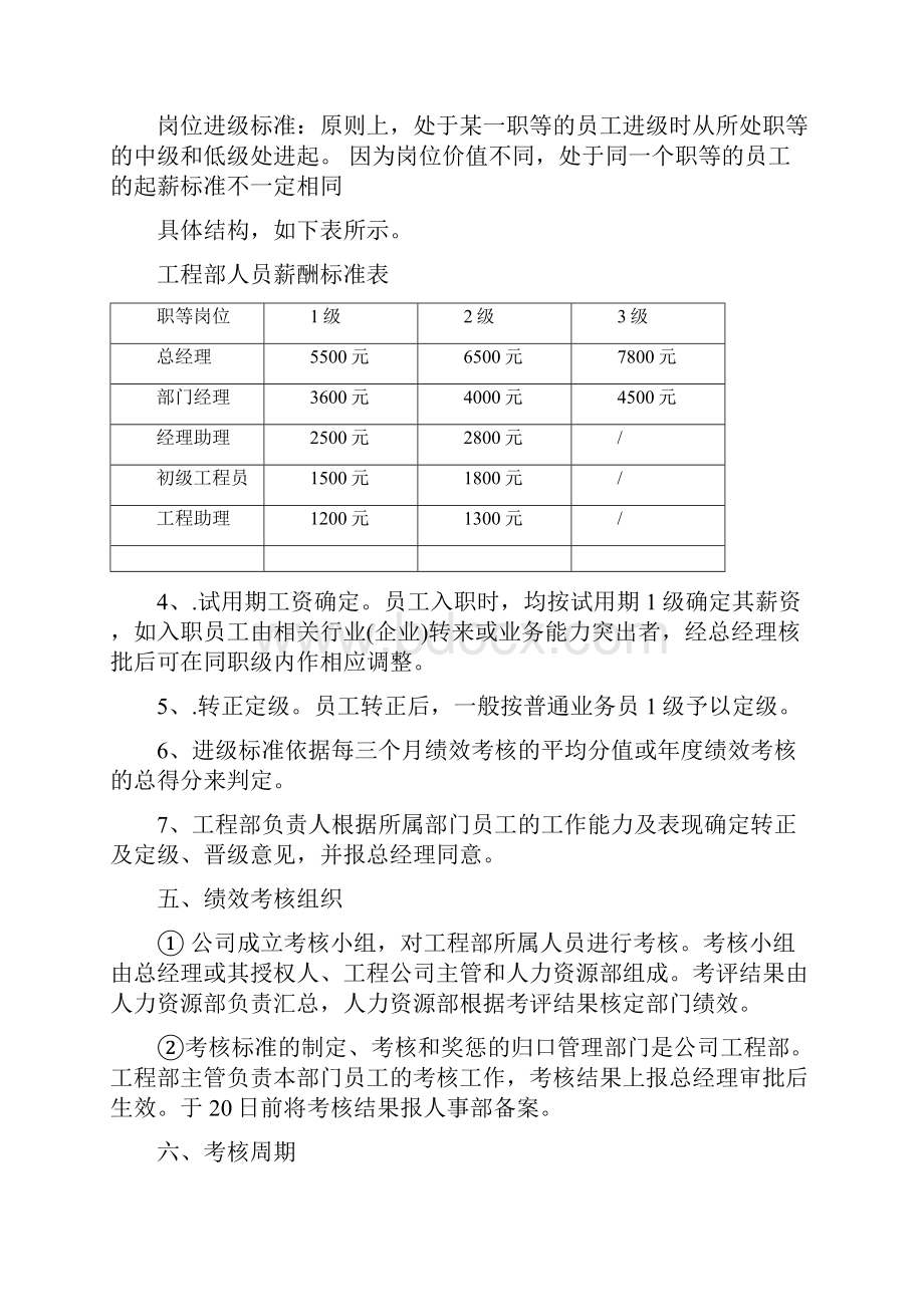 工程项目部绩效考核方案.docx_第3页