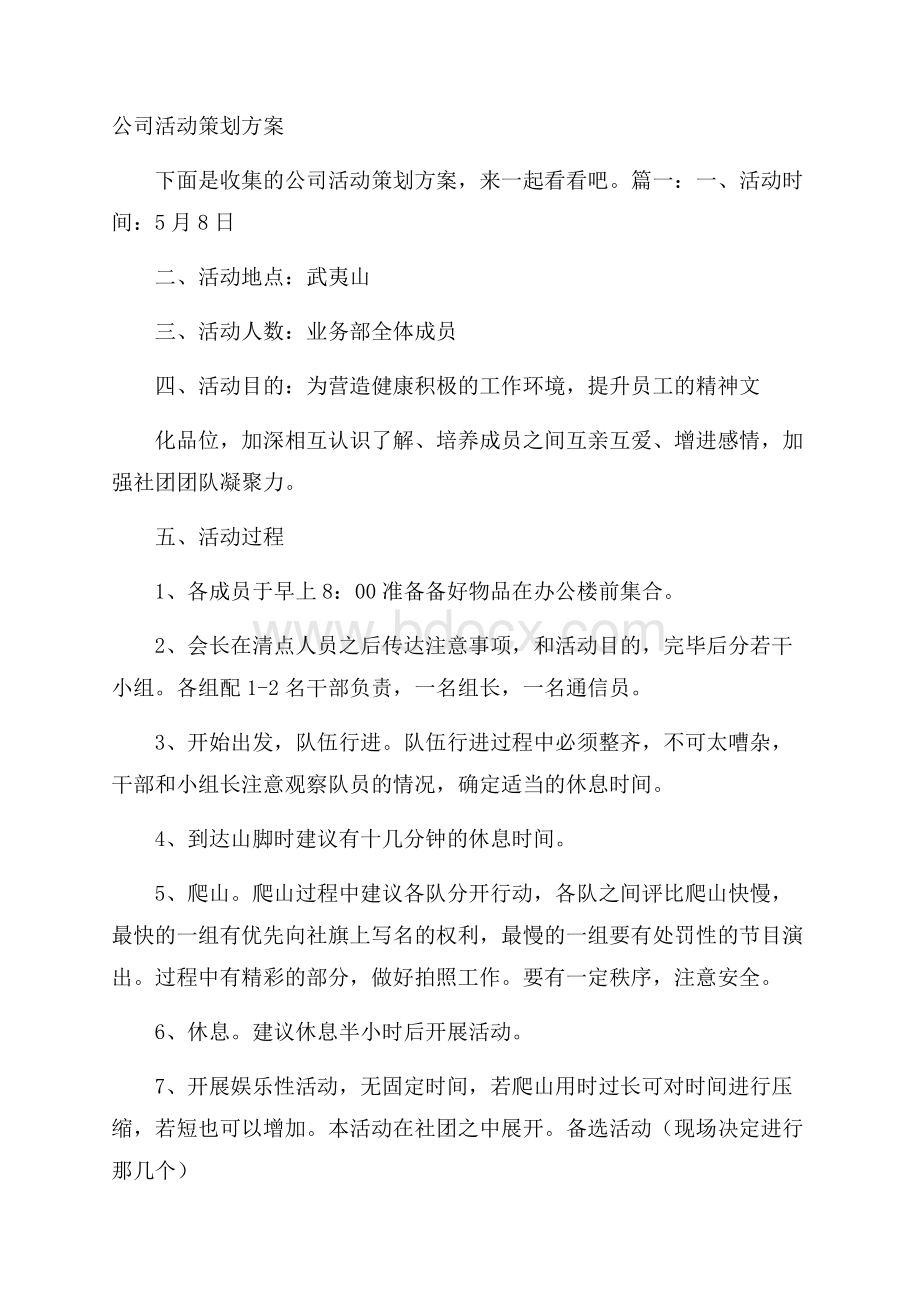 公司活动策划方案.docx