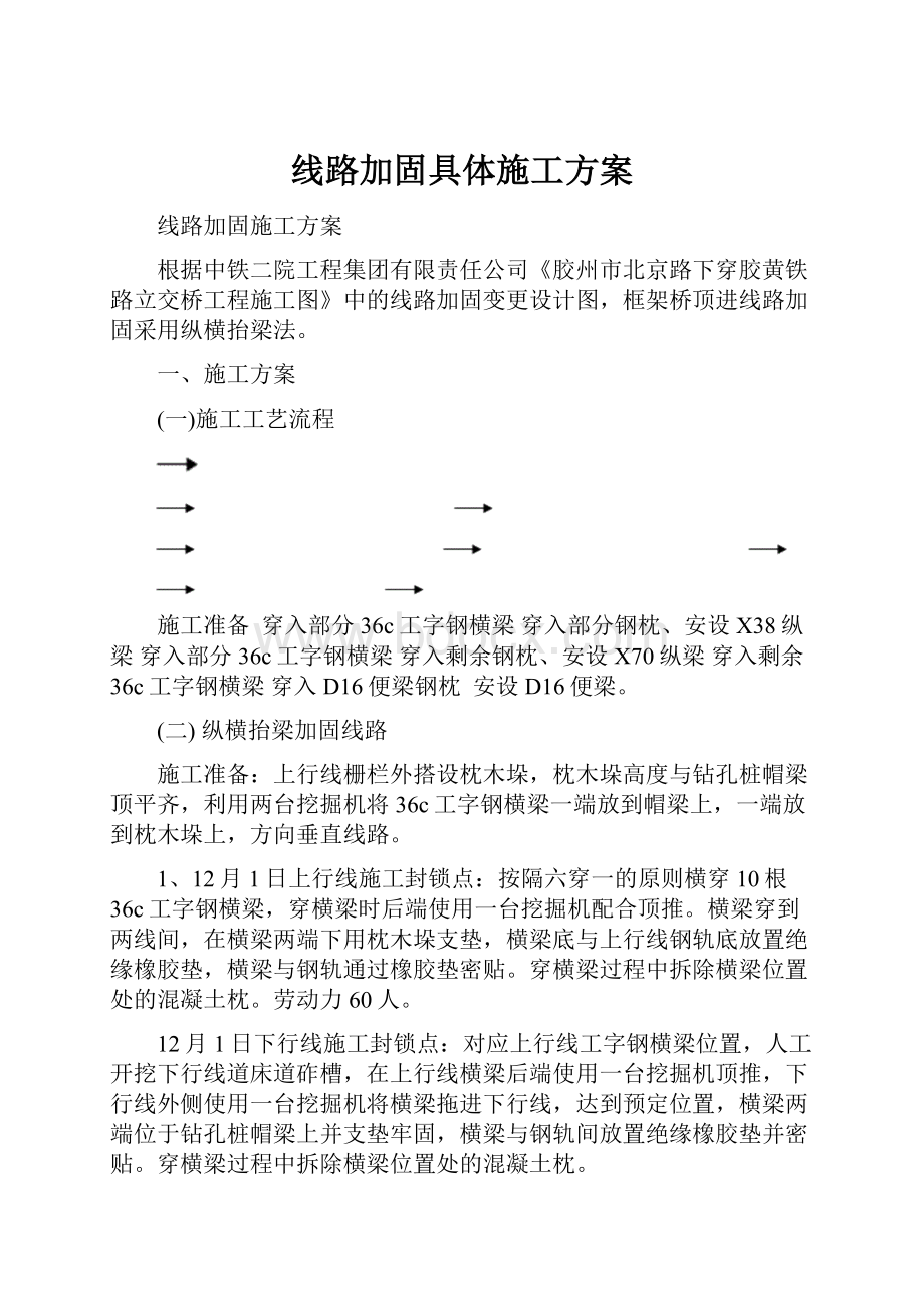 线路加固具体施工方案.docx