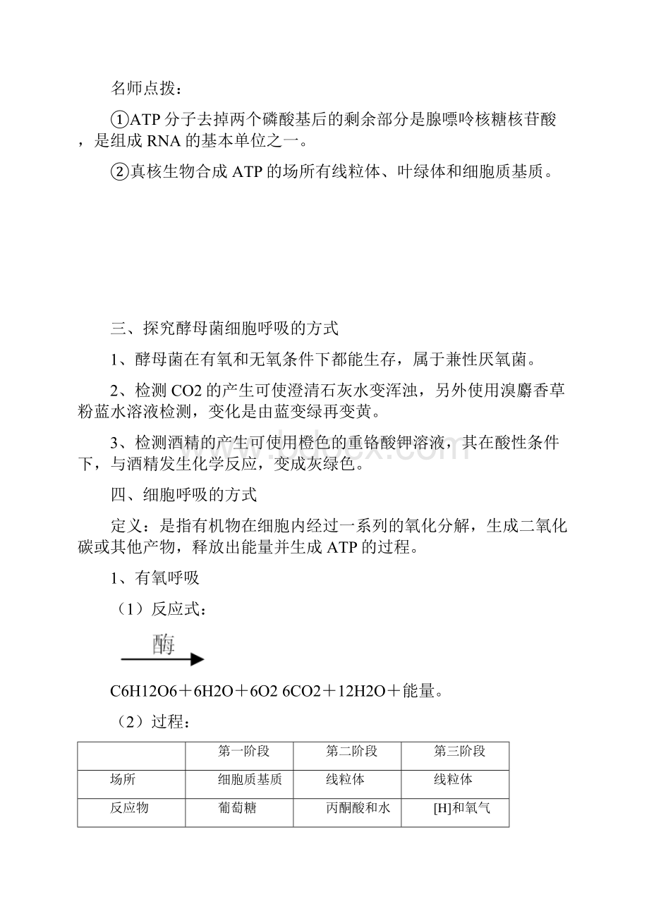 52 细胞的能量通货ATPATP的主要来源细胞呼要点.docx_第2页